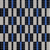 Стекло Bisazza Decori 20 Alternance Bleue 64.7x64.7