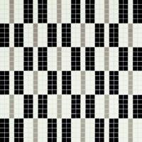 Стекло Bisazza Decori 20 Alternance Noire Blanc 64.7x64.7