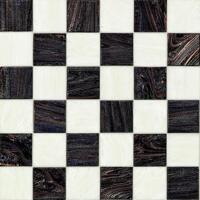 Стекло Bisazza Decori 50 Checkmate Black 30.8x30.8