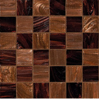 Стекло Bisazza Decori 50 Checkmate Brown 30.8x30.8