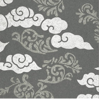 Стекло Bisazza Decori In Tecnica Artistica Kumo-Cloud Grey 10x10 100x100
