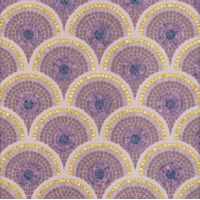 Стекло Bisazza Decori In Tecnica Artistica Loop Purple 10x10 20.6x20.8