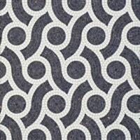 Стекло Bisazza Decori In Tecnica Artistica Plait Black 10x10 20.5x23