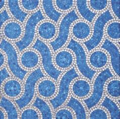 Стекло Bisazza Decori In Tecnica Artistica Plait Blue 10x10 20.5x23