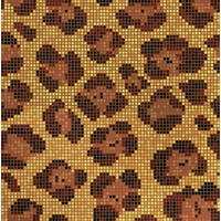 Стекло Bisazza Decori Opus Romano Leopard 87.9x87.9