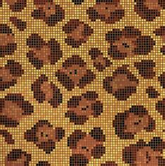 Стекло Bisazza Decori Opus Romano Leopard 87.9x87.9