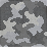 Стекло Bisazza Decori Opus Romano Mimetico B 58.6x58.6