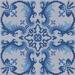 Стекло Bisazza Decori Opus Romano Olimpia Blue 117.2x117.2