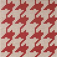 Стекло Bisazza Decori Opus Romano Pie De Poule Rosso 29.3x29.3