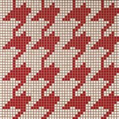 Стекло Bisazza Decori Opus Romano Pie De Poule Rosso 29.3x29.3
