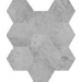 Керамогранит Caesar Alchemy Argent 3D Hexagons 28x34
