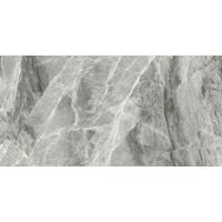 Керамогранит Caramelle Large Porcelain Claros Grey Dark Pol 90x180