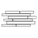 Керамогранит Casalgrande Padana Mineral Chrom Composizione Black A Soft 30x60
