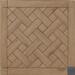 Керамогранит Casalgrande Padana Tavolato Cassettone A Antracite 60x60