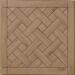Керамогранит Casalgrande Padana Tavolato Cassettone A Marrone Chiaro 60x60