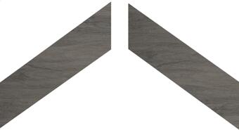 Керамогранит Casalgrande Padana Tavolato Chevron Antracite B 14.6x50