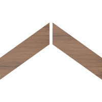 Керамогранит Casalgrande Padana Tavolato Chevron Marrone Medio B 14.6x50
