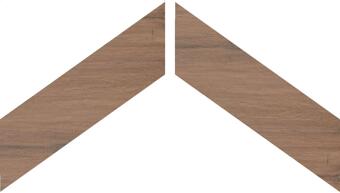 Керамогранит Casalgrande Padana Tavolato Chevron Marrone Medio B 14.6x50