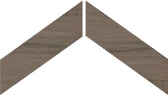 Керамогранит Casalgrande Padana Tavolato Chevron Marrone Scuro B 14.6x50