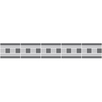 Керамогранит CE.SI Art Deco Bordure 1 15x40