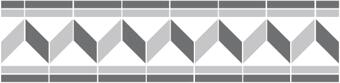 Керамогранит CE.SI Art Deco Bordure 6 24.5x28