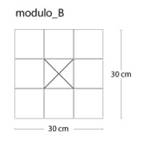 Керамогранит CE.SI Art Deco Stella Modulo B 30x30