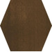Керамогранит Cedit Metamorfosi Ottone Brunito Esagono 24x35