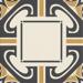 Керамогранит Ceramiche Grazia Althaus Dresda Nero Ocra 20x20