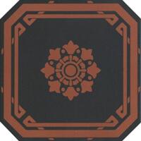 Керамогранит Ceramiche Grazia Old England Ottagono Black Chester 20x20