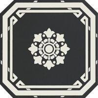Керамогранит Ceramiche Grazia Old England Ottagono Black Dover 20x20