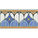 Керамика Ceramiche Grazia Venice Bordura Fenice Cobalt Craquele 10x20
