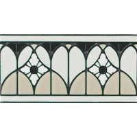 Керамика Ceramiche Grazia Venice Bordura Fenice Grey Craquele 10x20