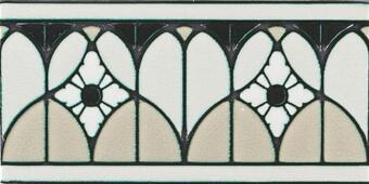 Керамика Ceramiche Grazia Venice Bordura Fenice Grey Craquele 10x20