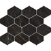 Керамогранит Cerdomus Galaxia Mosaico Ninfa Black Levigato 27.7x35