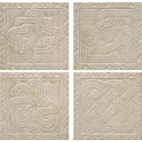Керамогранит Cerdomus Kairos Bassorilievo 1-4 Bianco 20x20