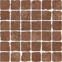 Керамогранит Cerdomus Pietra Di Assisi Mosaico 4.7 Rosso 30x30