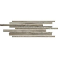 Керамогранит Cerim Hi Wood Grey Oak Modulo Listello Sfalsato Lucido 15x40