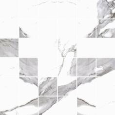 Керамогранит Cerrad Calacatta White Mosaic Satyna 29.7x29.7
