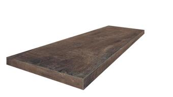 Керамогранит Coliseumgres Brenta Brown Scalino Angolo Sx 33x90