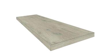 Керамогранит Coliseumgres Brenta White Scalino Angolo Dx 33x90