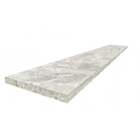 Керамогранит Coliseumgres Brera White Scalino Angolo Dx 33x120