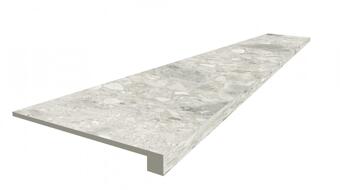 Керамогранит Coliseumgres Brera White Scalino Front 33x120