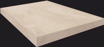 Керамогранит Coliseumgres Capri Bianco Scalino Angolare Sx 33x45