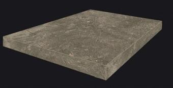 Керамогранит Coliseumgres Cervinia Terra Scalino Angolo Sx 33x45