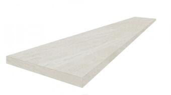Керамогранит Coliseumgres Contea White Scalino Angolare Sx 33x120