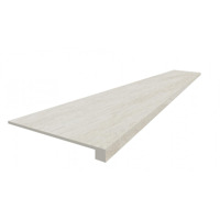 Керамогранит Coliseumgres Contea White Scalino Front 33x120