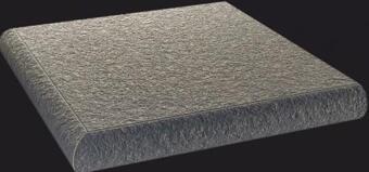 Керамогранит Coliseumgres Cortina Nero Scalino Angolare Luna 32.5x32.5