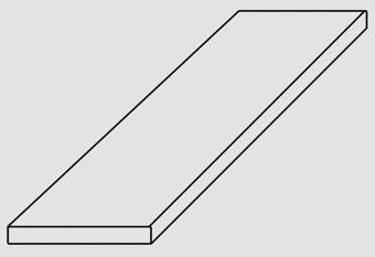 Керамогранит Coliseumgres Firenze Bianco Scalino Angolo Sx 33x90
