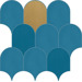 Coliseumgres Lifestyle Blue Mosaic Loop 31x32