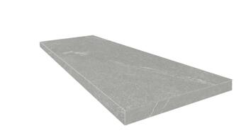 Керамогранит Coliseumgres Lugano Silver Scalino Angolo Dx 33x90
